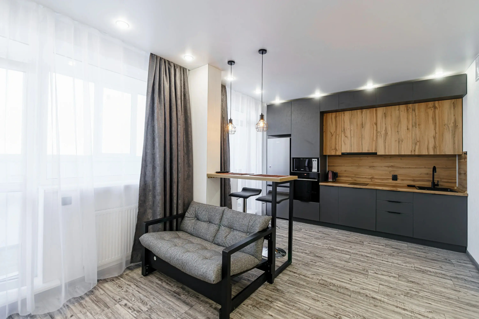 Апартаменты на 22 этаже с видом на реку