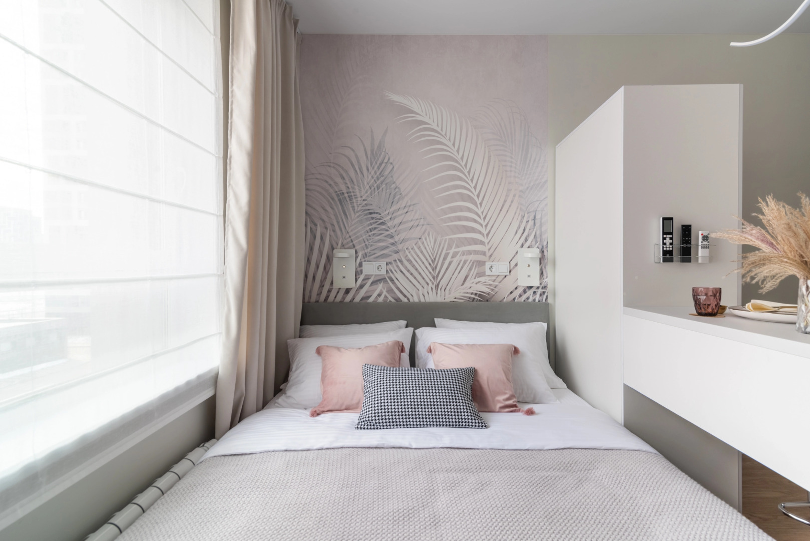 Квартира студия, романтичный дизайн