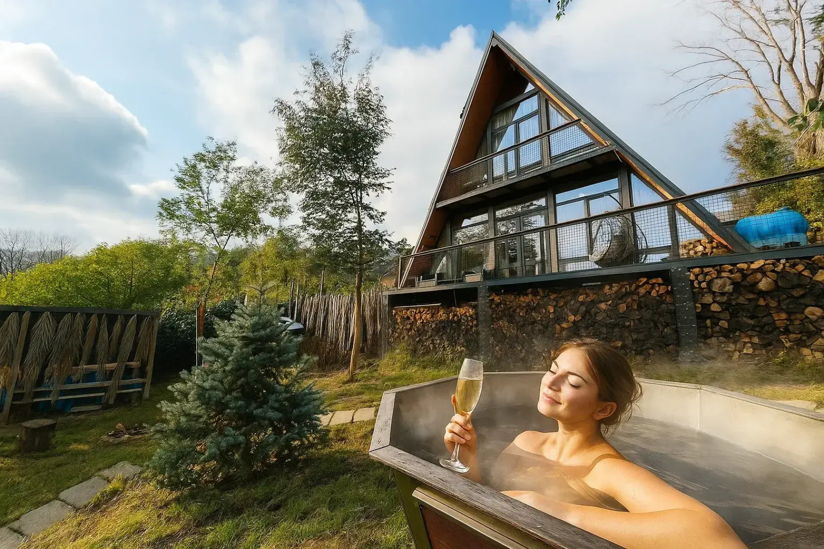 Частный дом Дом А-Фрейм