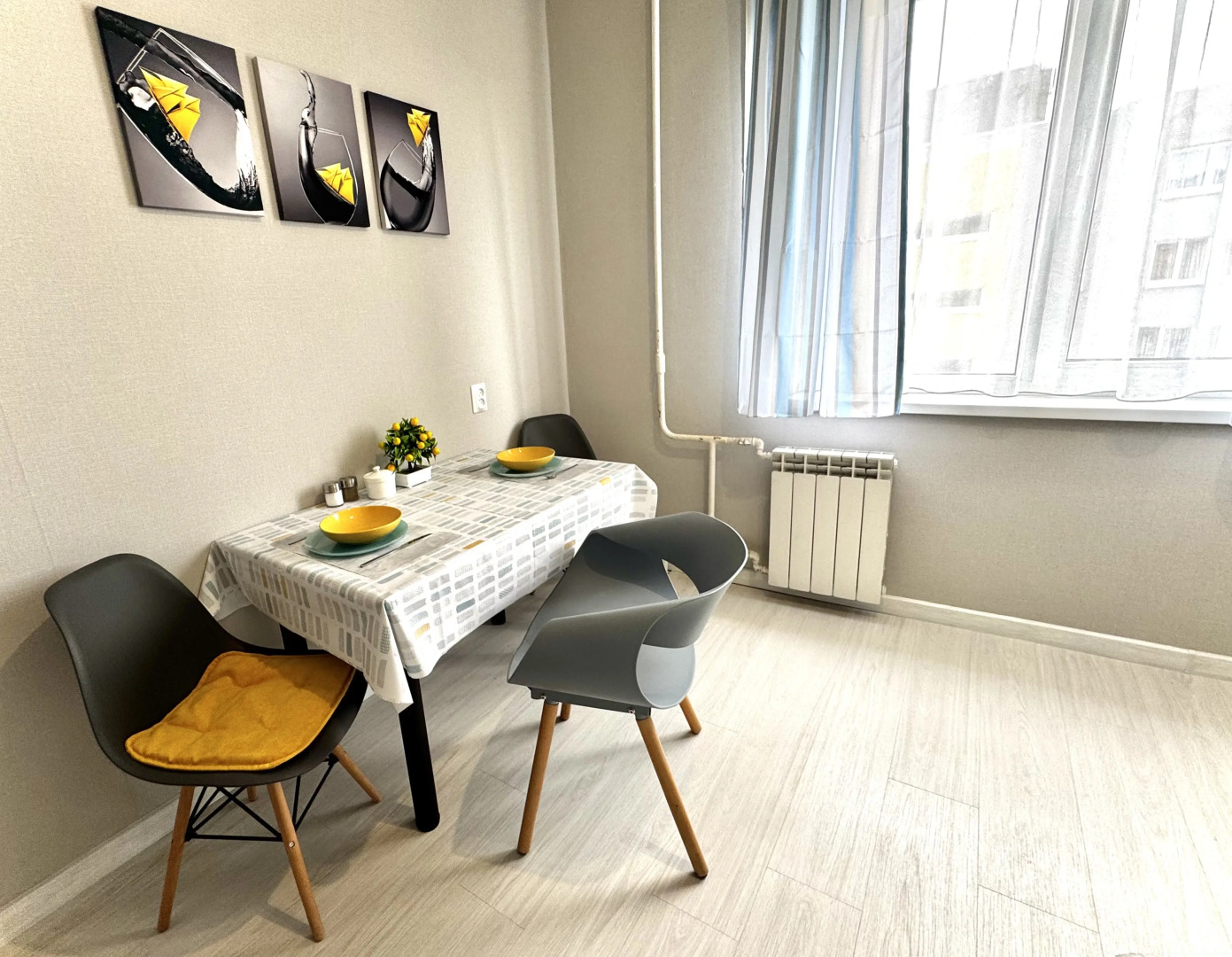 Апартаменты Лазурь с обширным видом на город