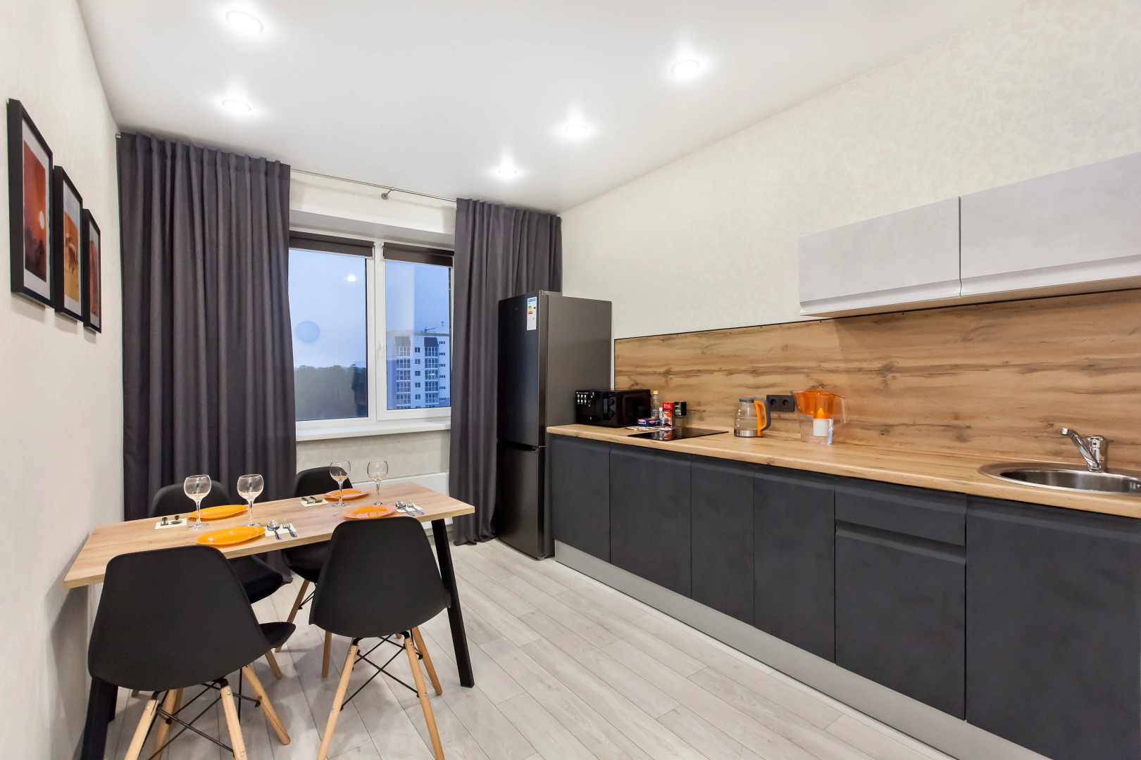 Квартира Однокомнатная Квартира в Центре Города с Видом на Лес