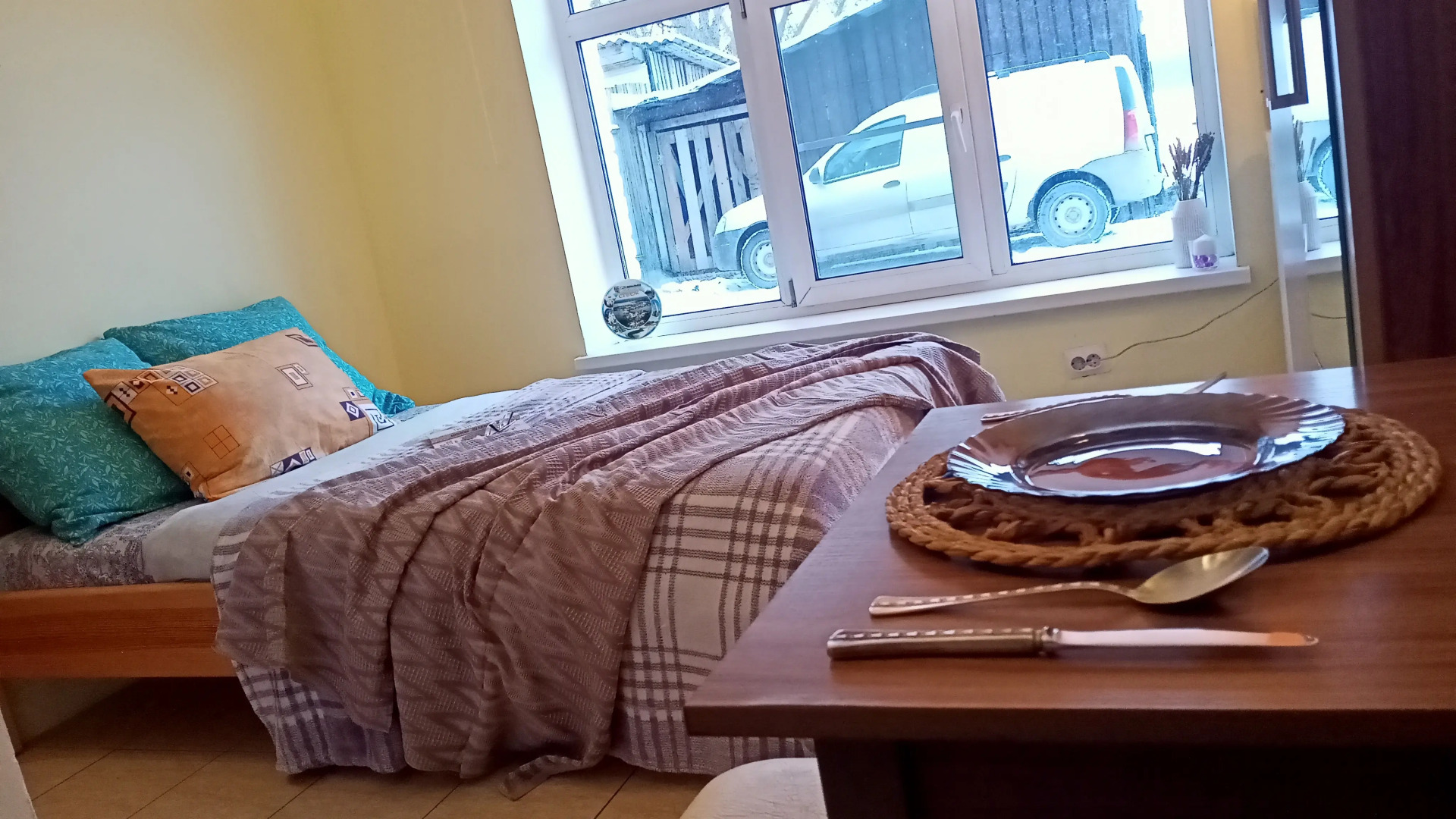 Квартира Студия на Берегу Озера с Лебедями