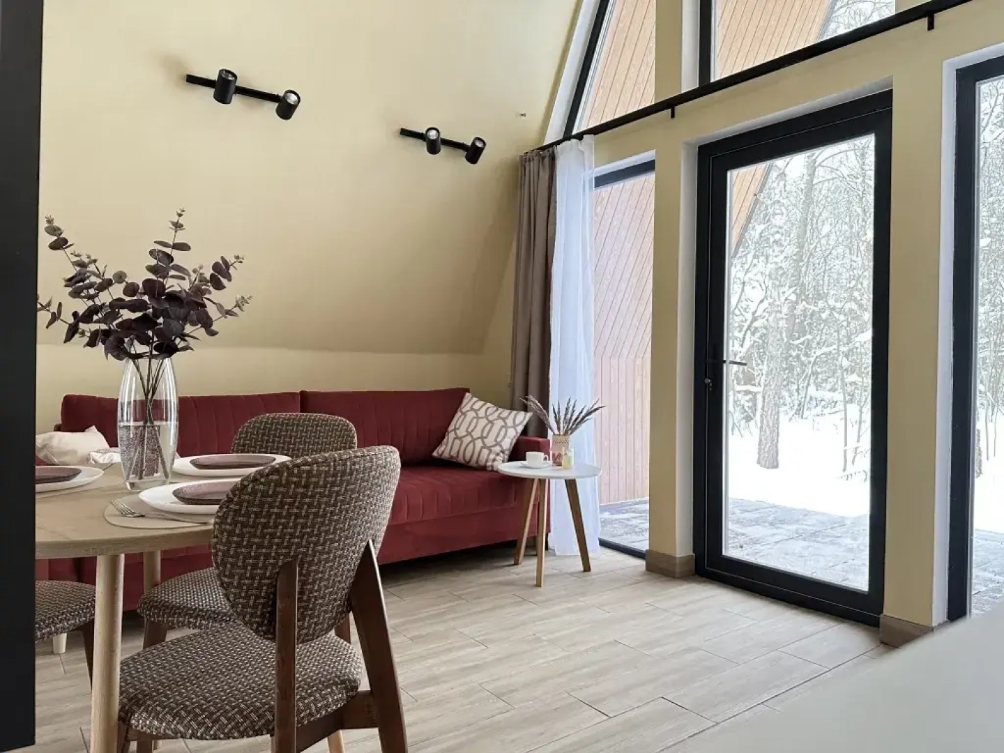 Частный Дом Афрейм с видом на лес №4