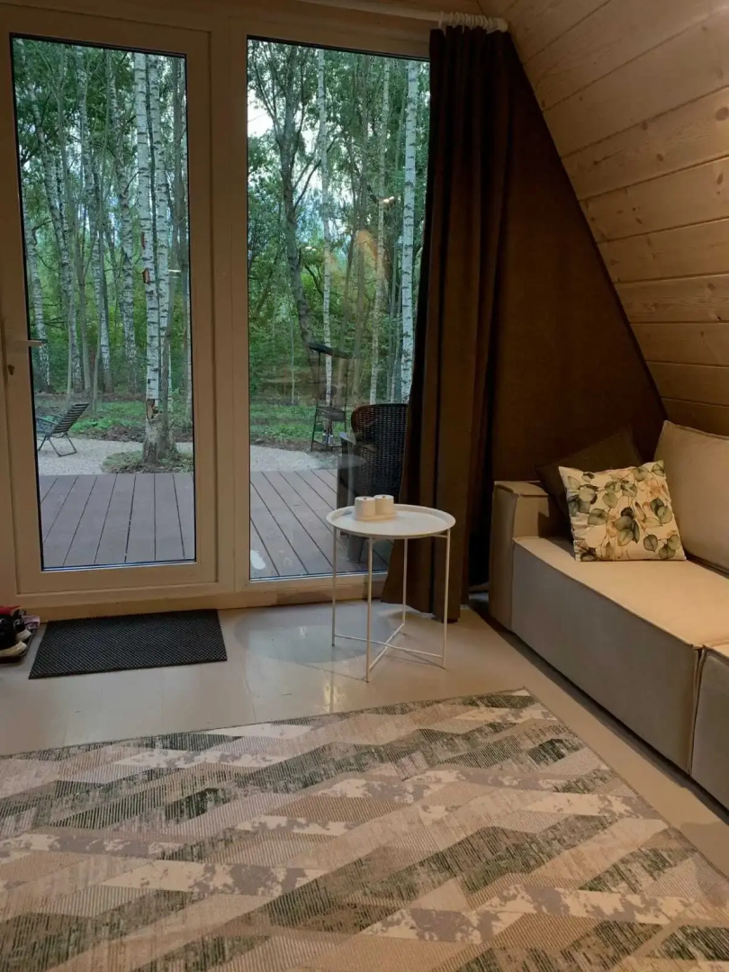 Частный дом с чаном на дровах в ЭКО дуб