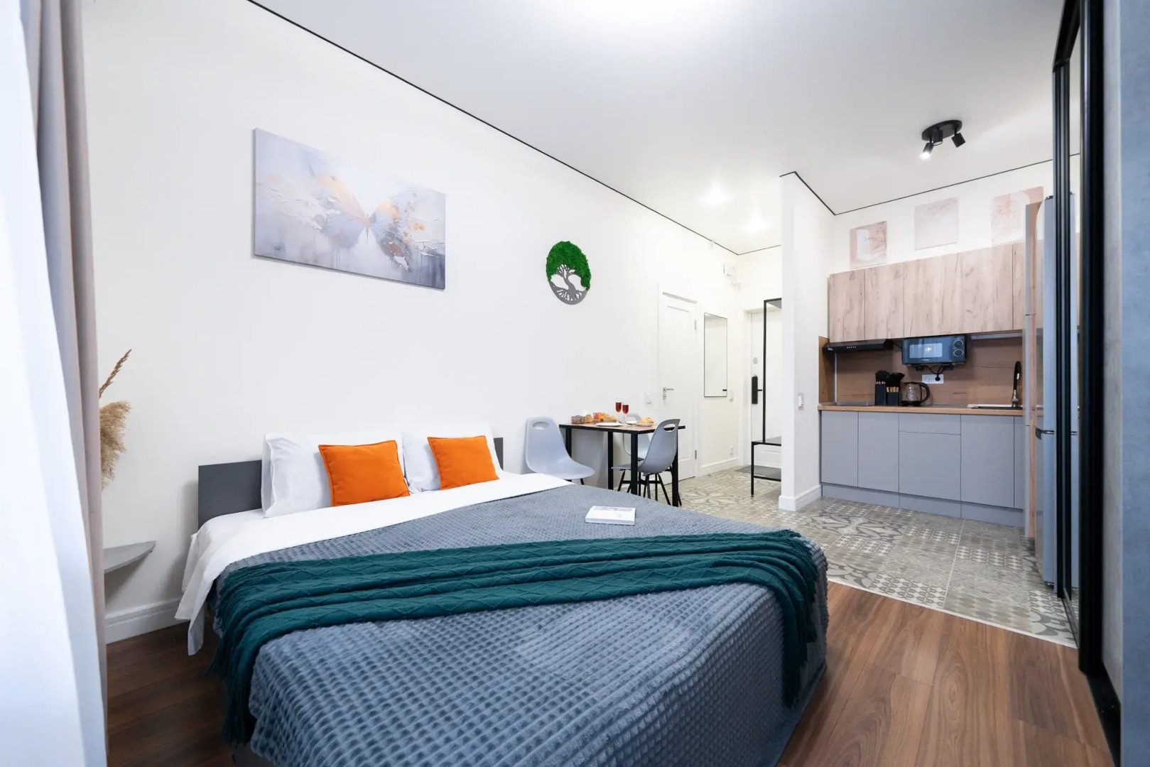 Квартира Стильная студия на двоих Natali apart на метро Прокшино