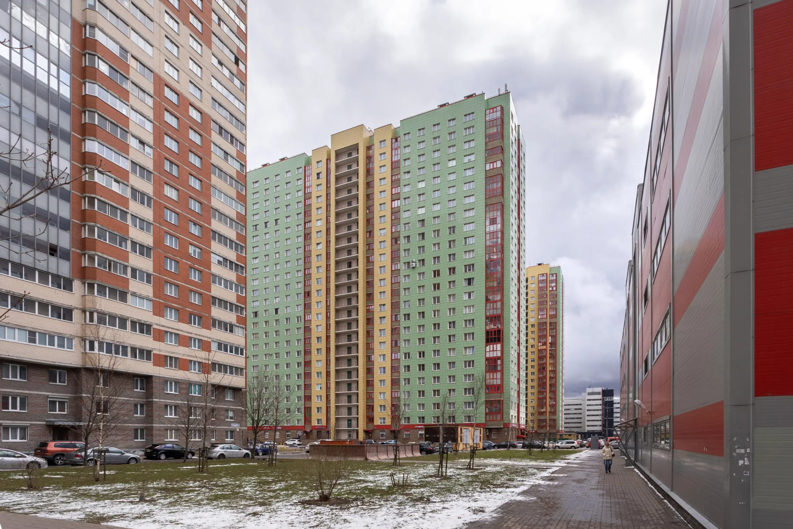 Квартира на Пулковском Шоссе с Большой Кроватью