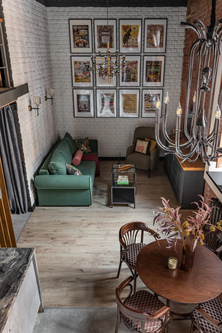 Квартира Moscow Deluxe Apartments Royal Tea Loft