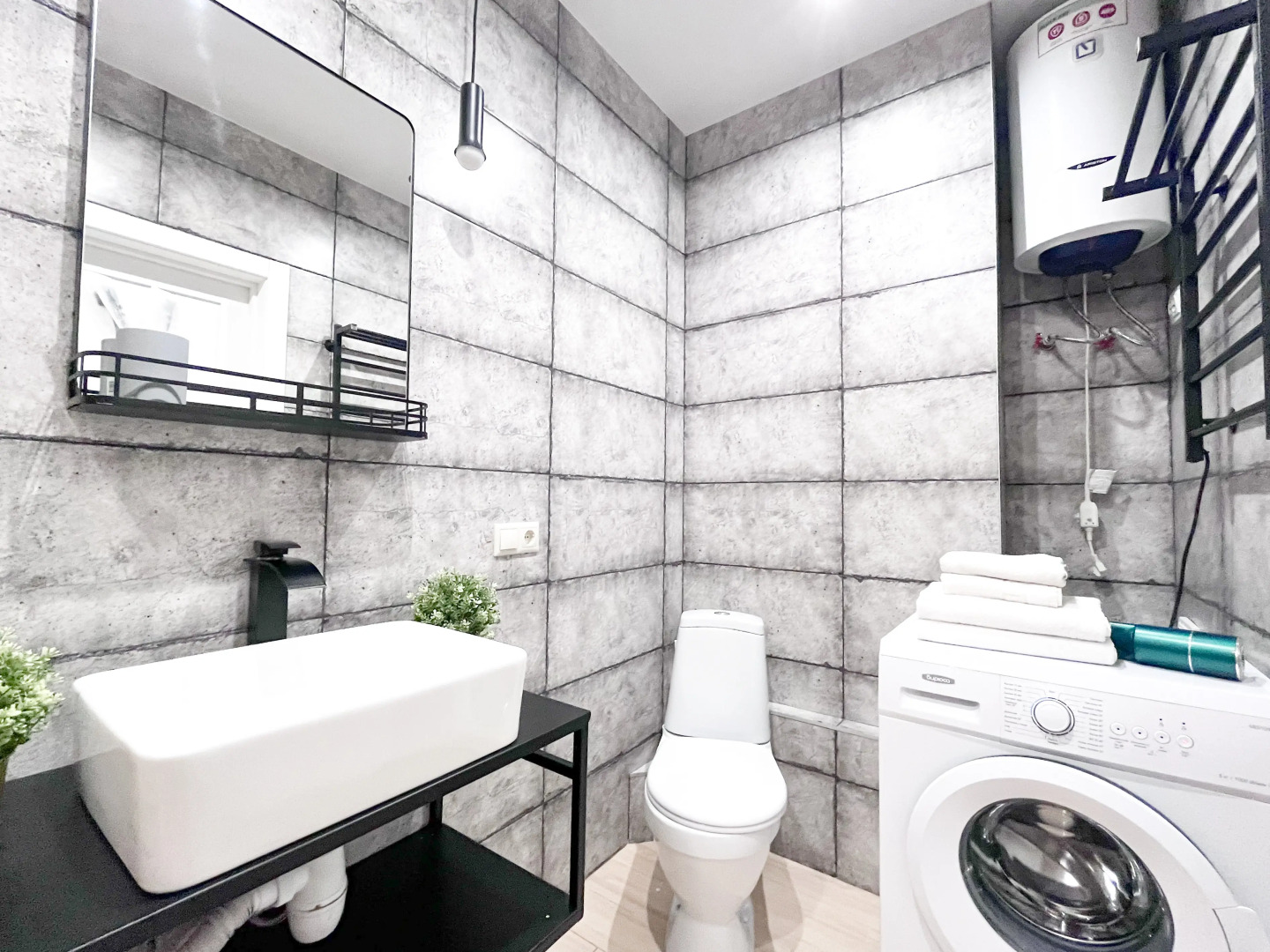 Апартаменты Новая Светлая Студия с  с Панорамными Окнами №252