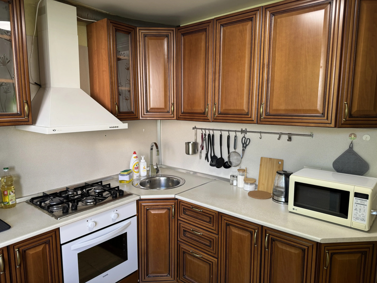 Апартаменты Уютная светлая 2-комнатная квартира с видом на Машук