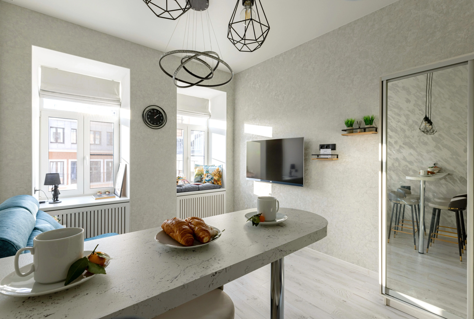 Квартира Дизайнерская Grey Room у Невского проспекта