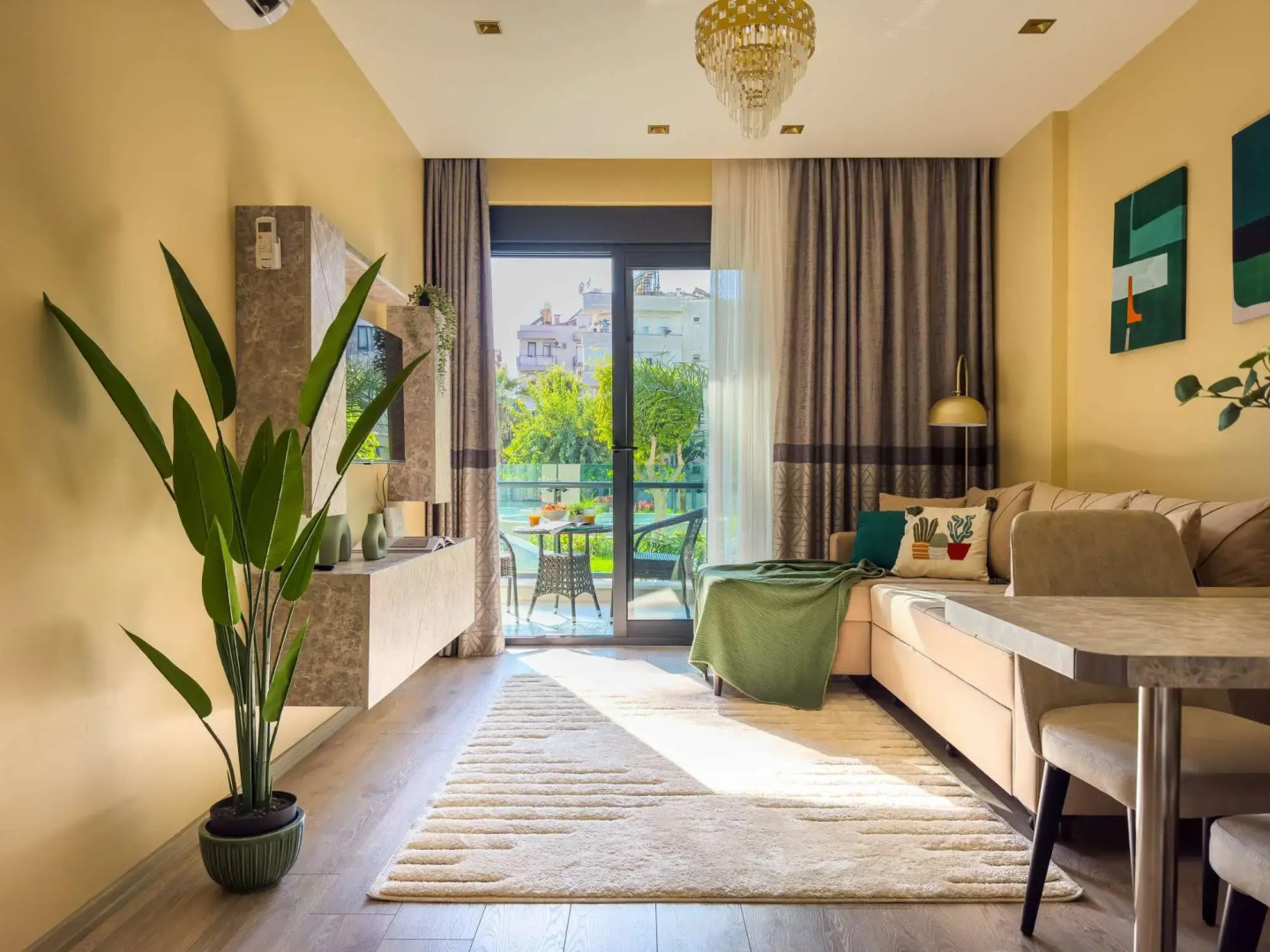 Апартаменты 1+1 Qoople Legend A4 в 100 м от моря