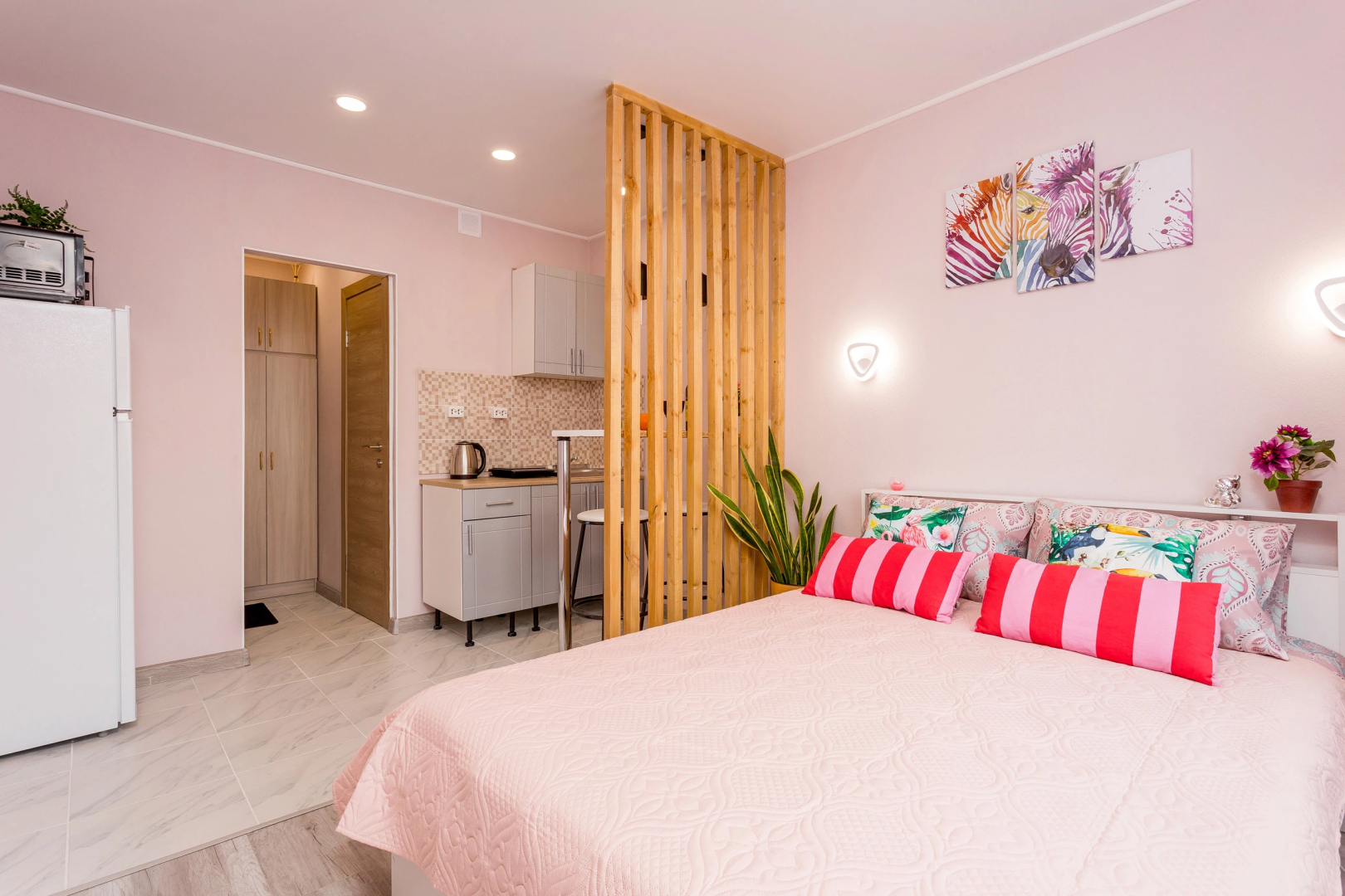 Апартаменты Уютная у стадиона на 1 этаже