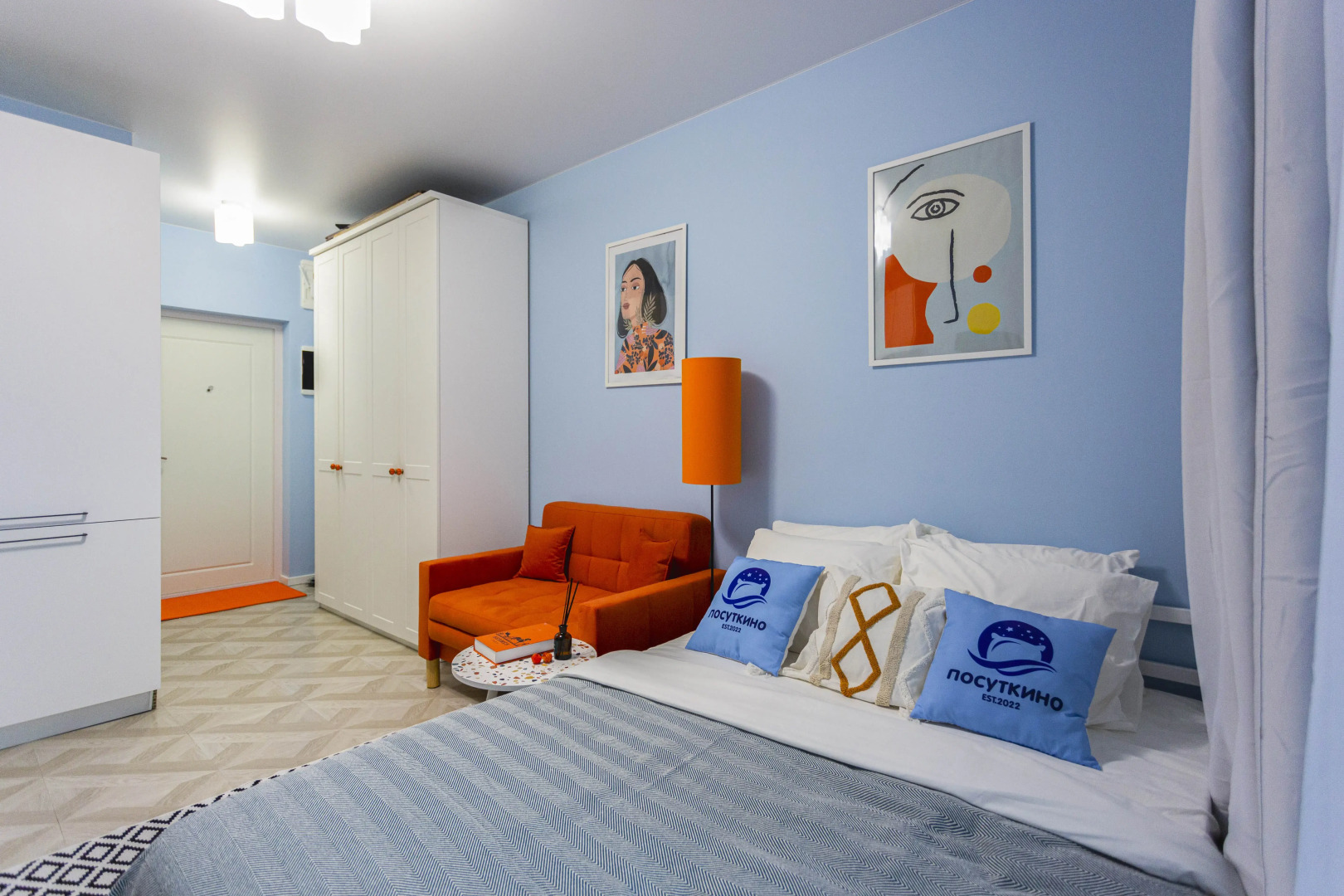 Квартира Шикарнaя Уютнaя Студия в ЖК Пpокшинo в 15 Минутах Езды от Аэропорта Внуково