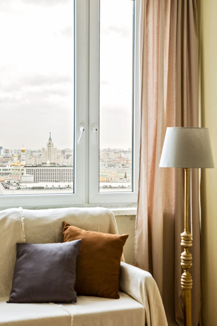 Great view on Kremlin 2 rooms apartment 23 floor