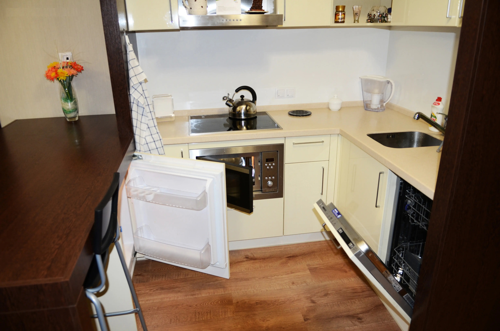 Апартаменты с 2 спальнями и видом на реку и горы