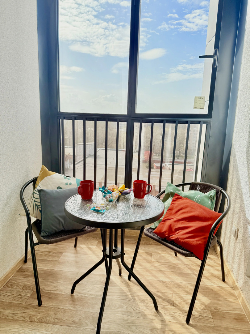 Квартира Новая студия Фисташка на Неве рядом с метро и разводным мостом