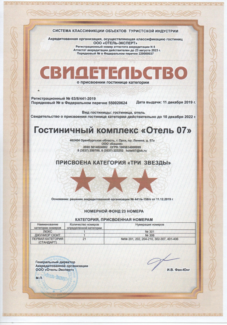 Отель 07