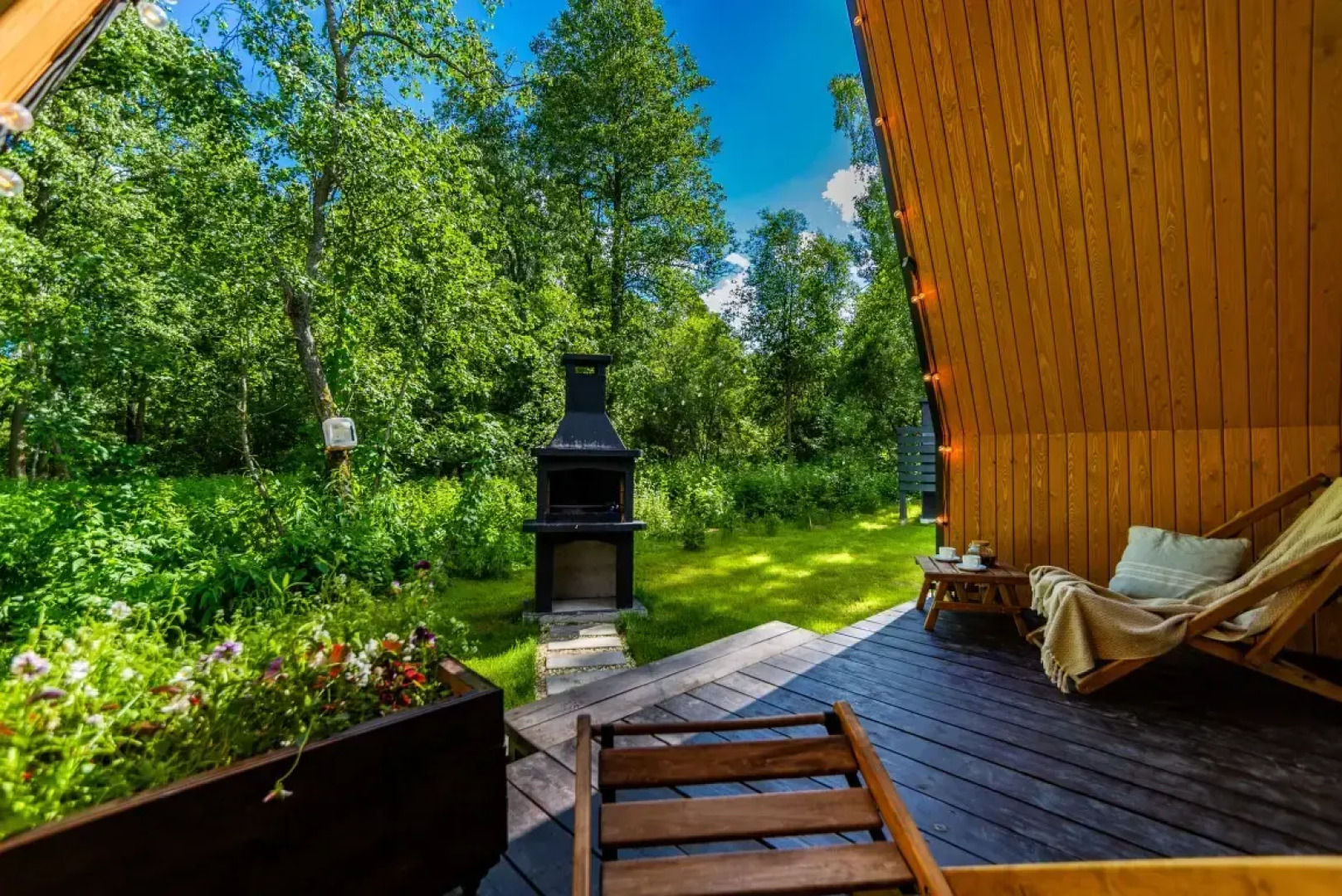 Частный Дом Афрейм с видом на лес №2