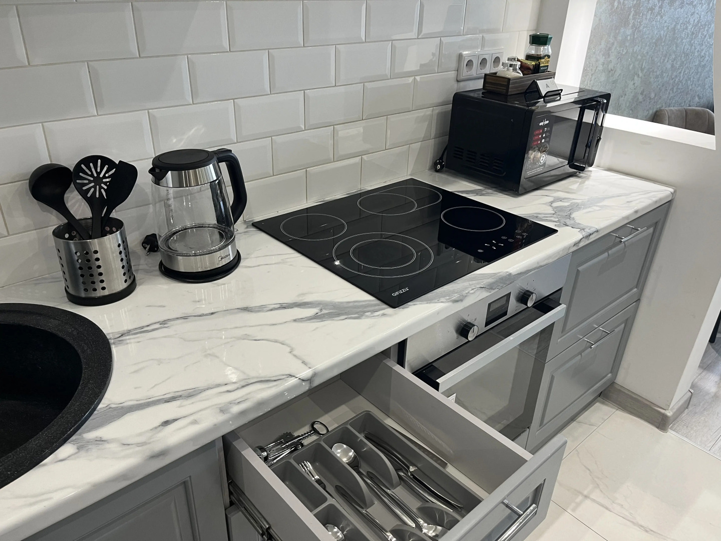 Апартаменты в ЖК Белый ангел с проектором