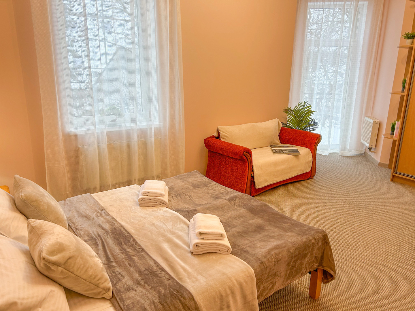 Апартаменты Sunny Svetlogorsk 6 с двумя спальнями