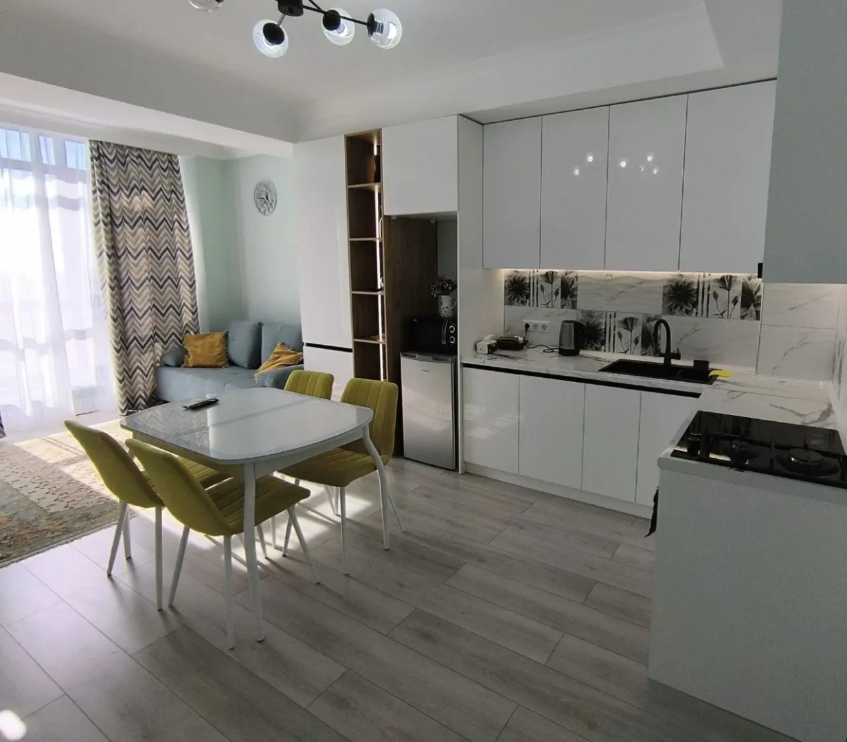 Квартира Уютные апартаменты возле парка Ынтымак