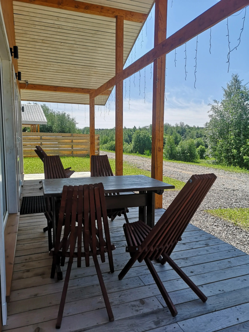 Гостевой дом с сауной и купелью вблизи реки и озера Ладоги Лисий берег