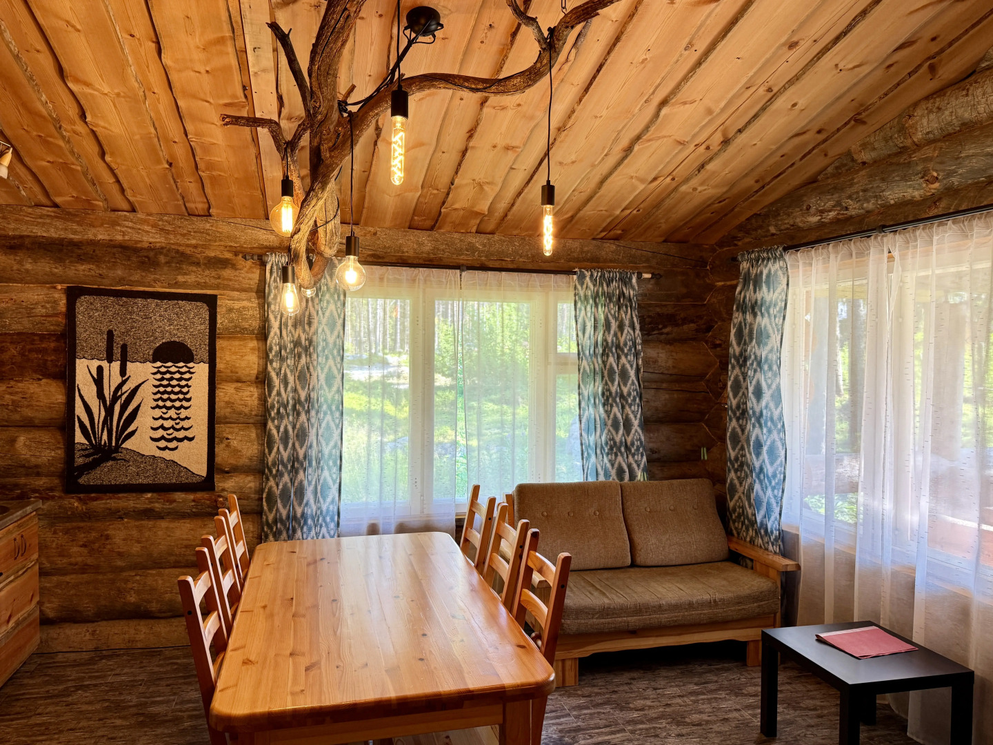 Коттедж Карелия Медвежка с Видом во Внутренний Двор