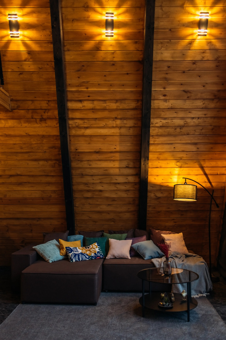 Частный дом A-frame Ванхейм с сибирским чаном