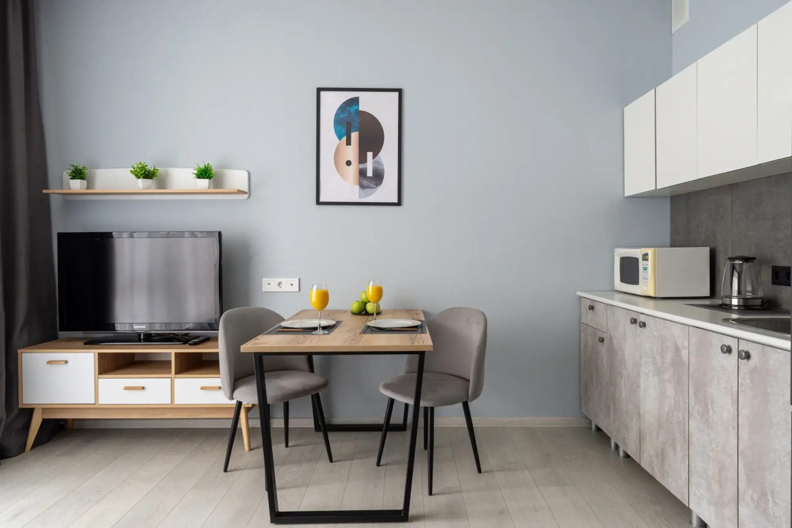 Квартира с балконом в новом ЖК