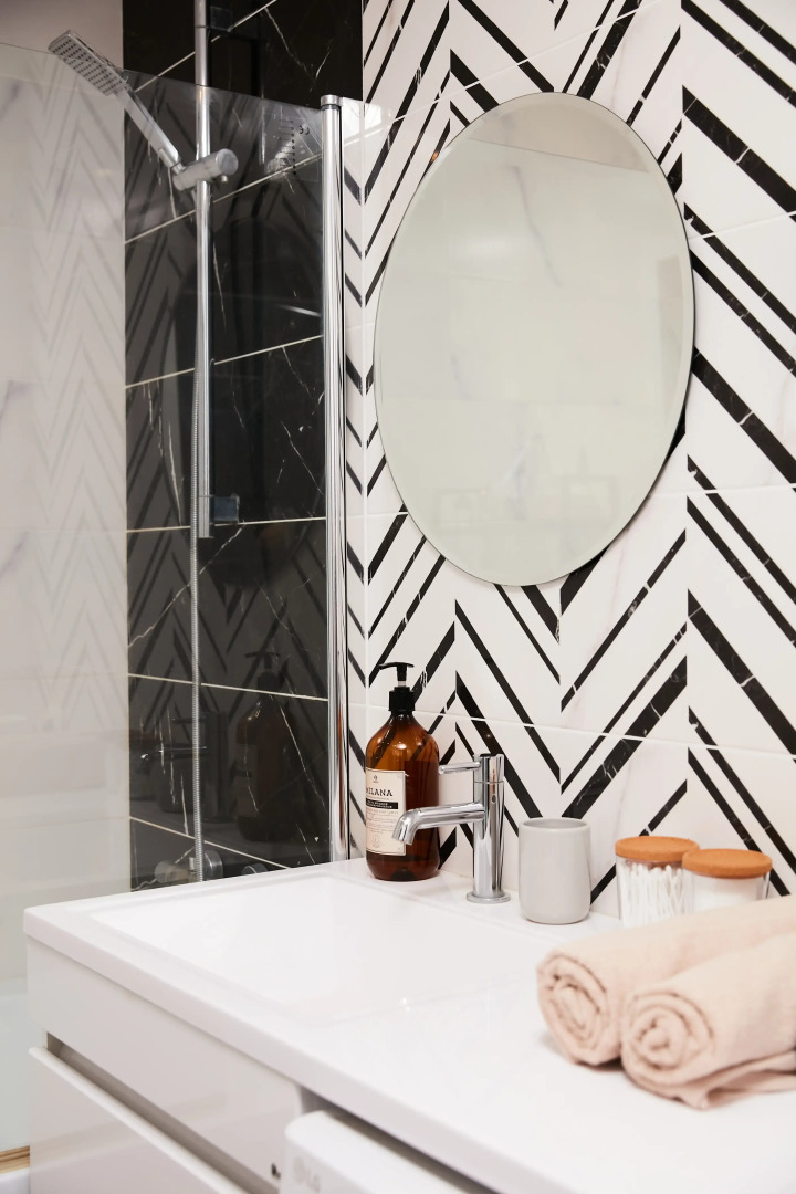 Апартаменты Luma White #2 в центре города с красивым видом на балконе