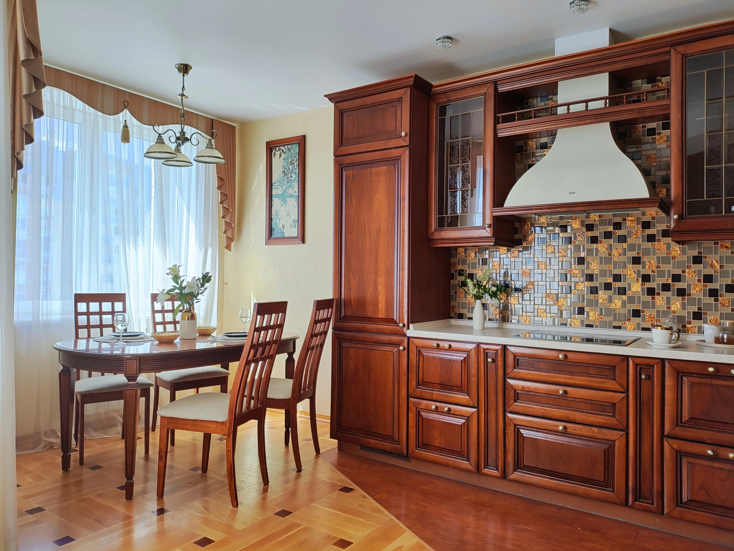 Квартира Светлая студия в современном жилом комплексе.