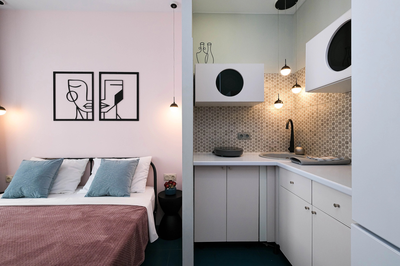 Апартаменты Уютная студия с видом на реку