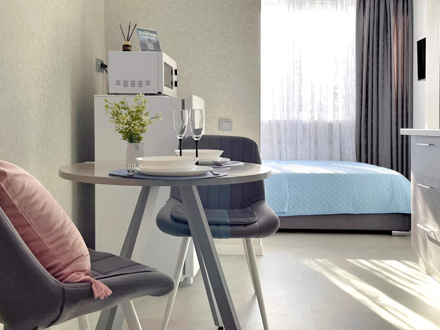 Квартира студия Ромашка мини