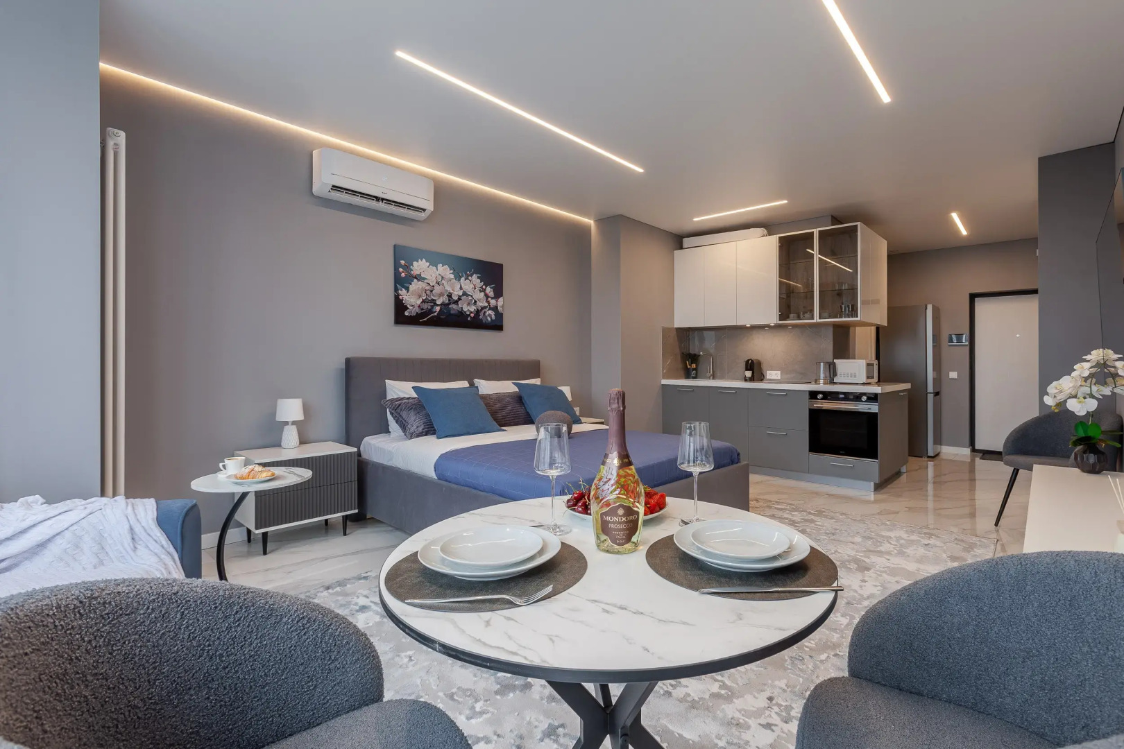 Квартира Nebo - Новая Студия в ЖК Галактика Центр Города