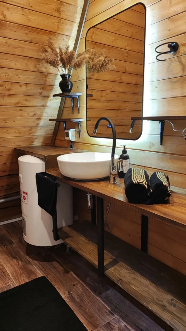 Шале A-Frame с Панорамным Видом на Волгу