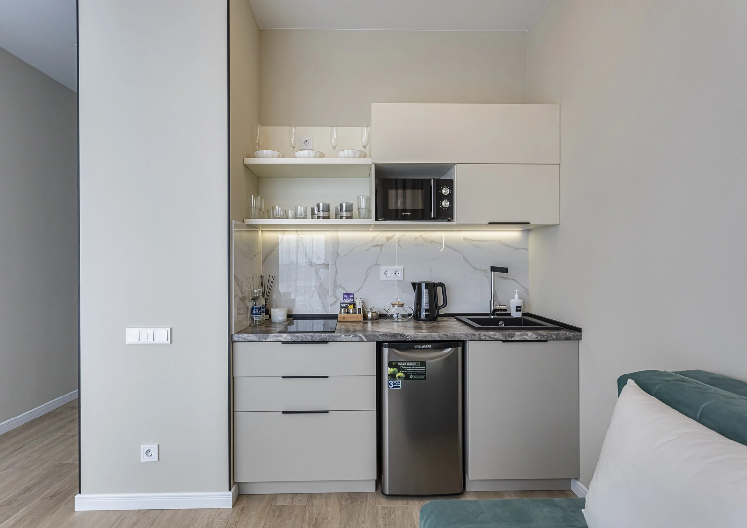 Квартира Красивая студия на Фастовской 4