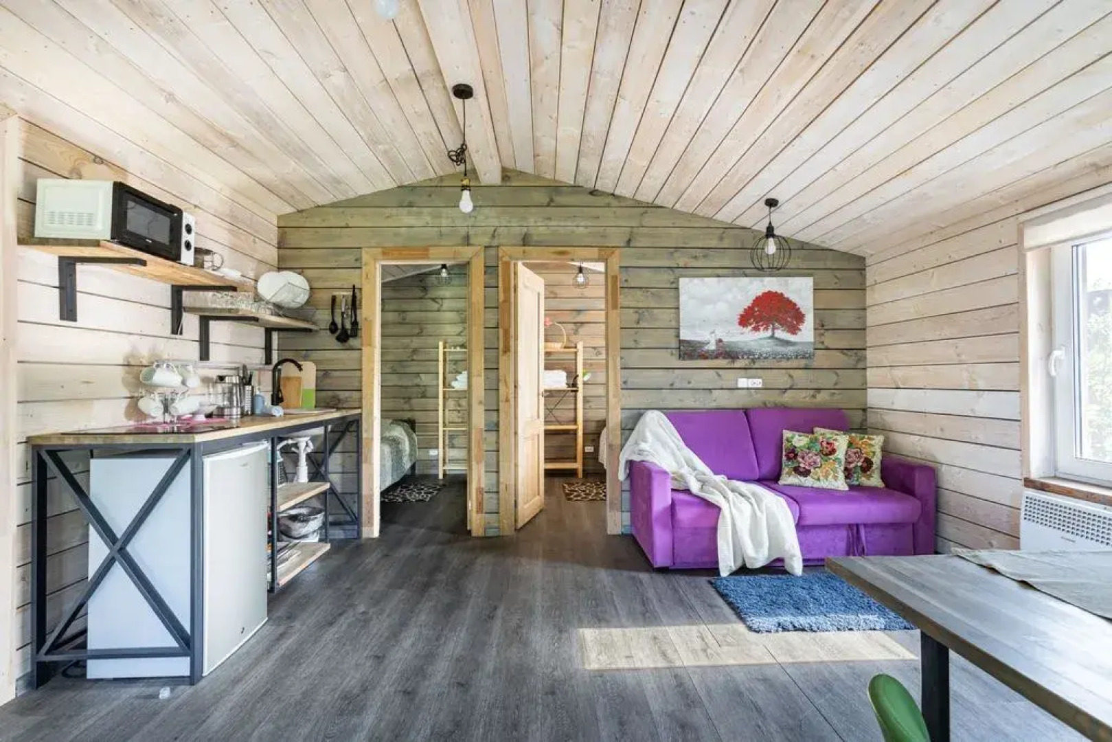 Частный дом с 2-мя спальнями и кухней-гостиной