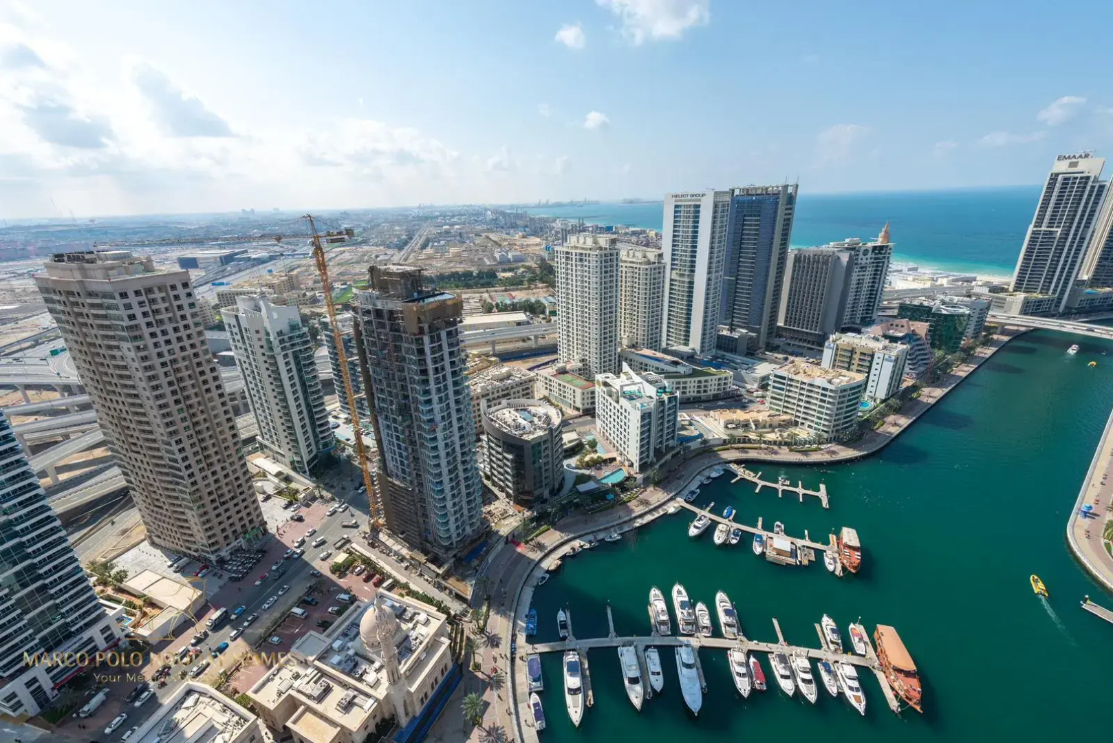 Апартаменты Marco Polo Fancy Marina Getaway With Mesmerizing Views