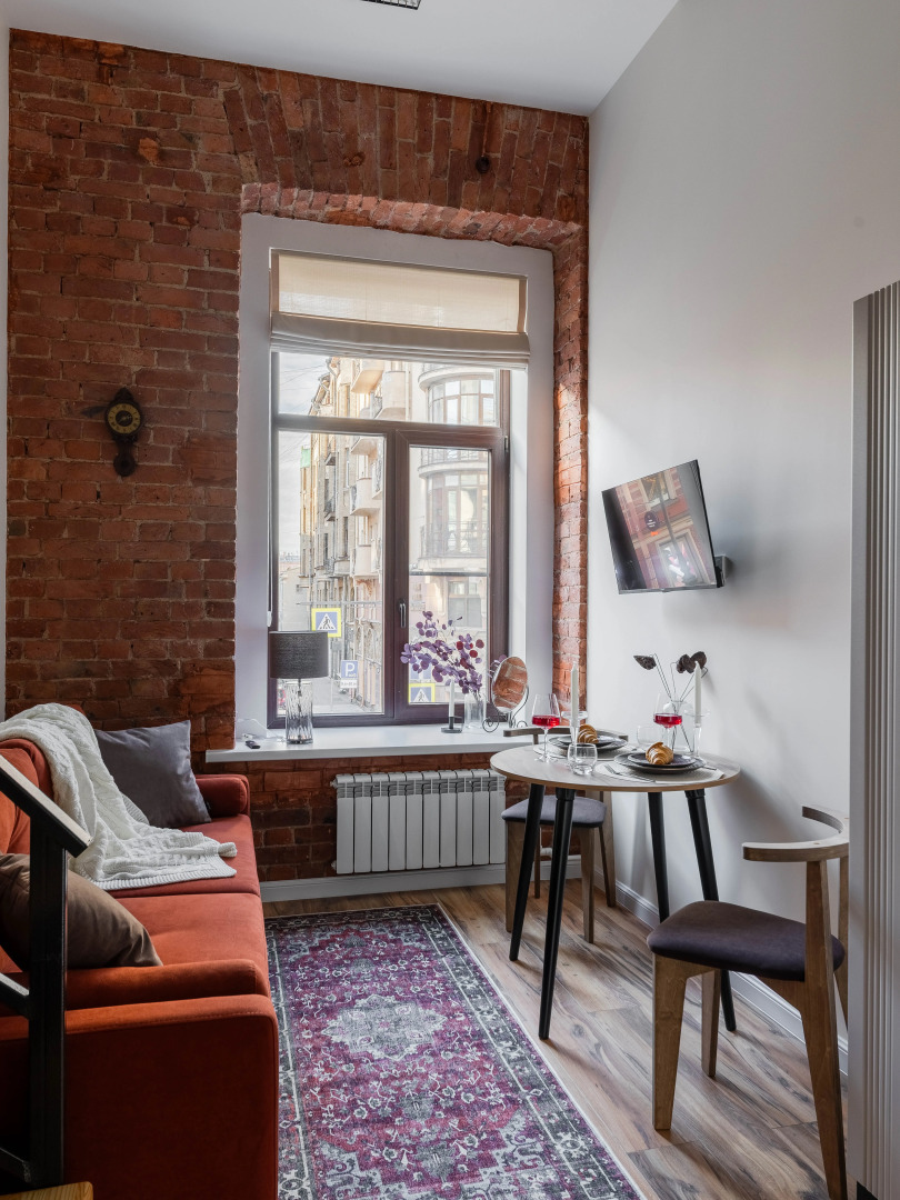 Квартира Студия с Дизайнерским Ремонтом в Самом Центре Города