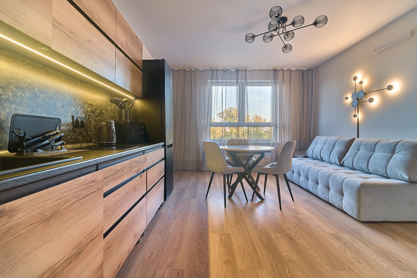 Квартира Уютная двухкомнатная квартира с размещением до 6 гостей