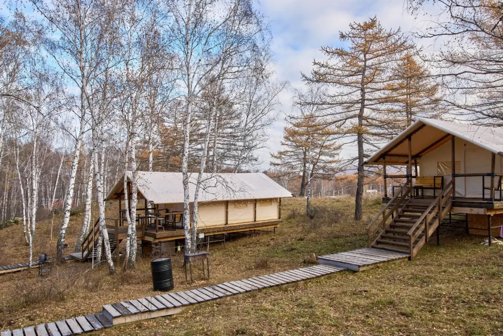 Глэмпинг Наедине