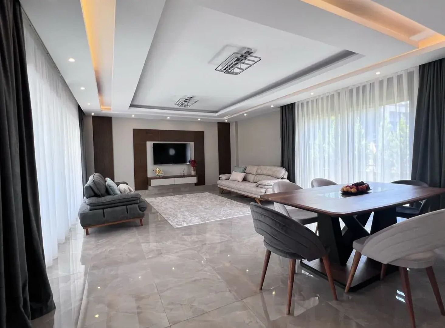 Вилла Deniz в Чамьюва 3+1 с подогреваемым бассейном