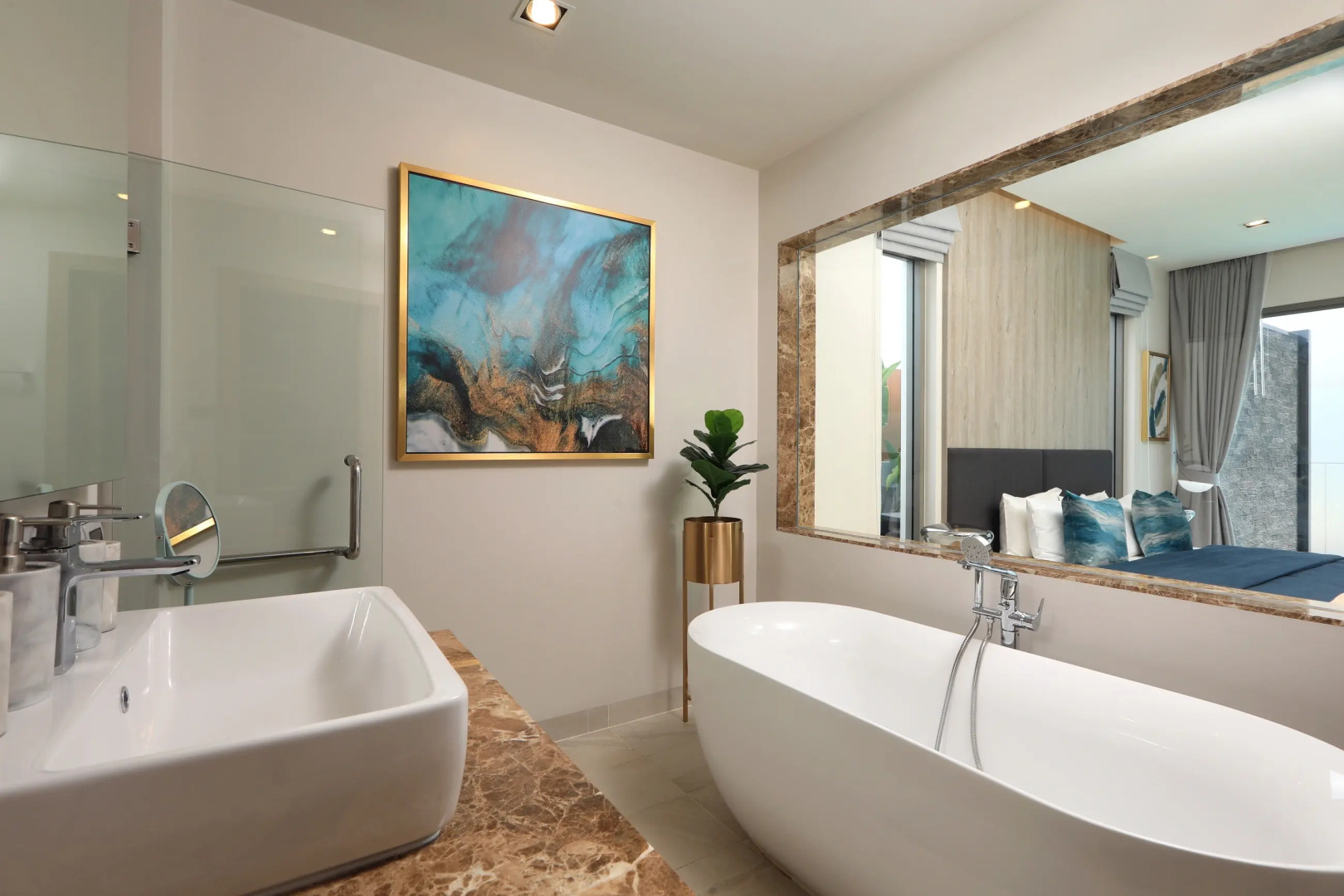 Вилла New Zenithy 3 спальни частный бассейн рядом с пляжем Банг Тао Zen-9