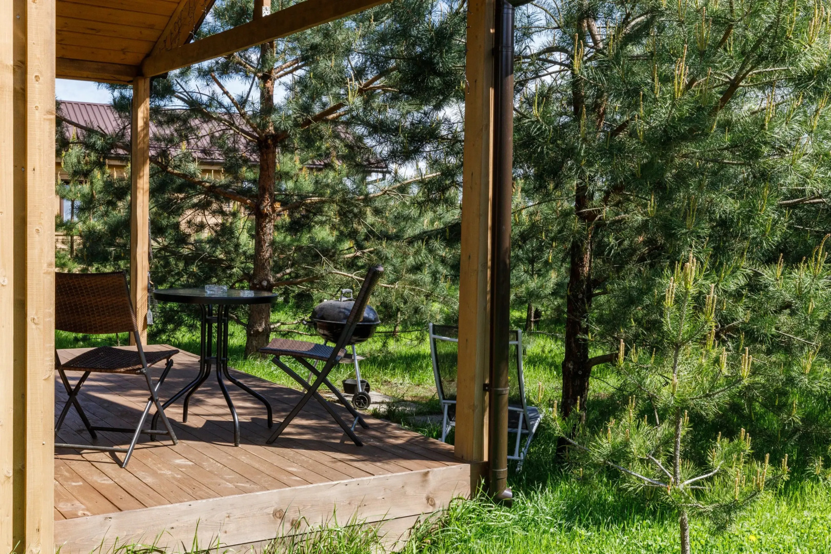 Частный дом 42м в лесной зоне рядом со Звенигородом