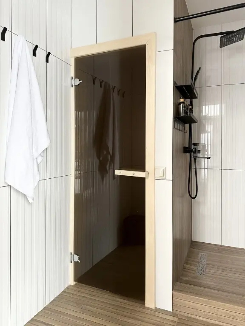 Частный Дом Барнхаус №3 с дровяной баней и горячим чаном на 7 человек