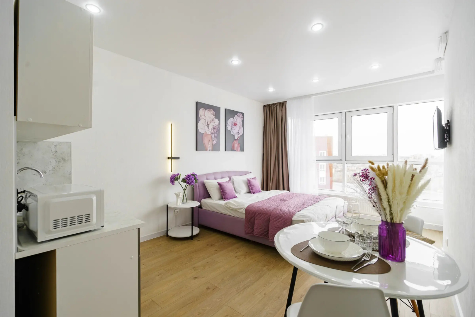 Квартира на 24 этаже с панорамным видом на две реки