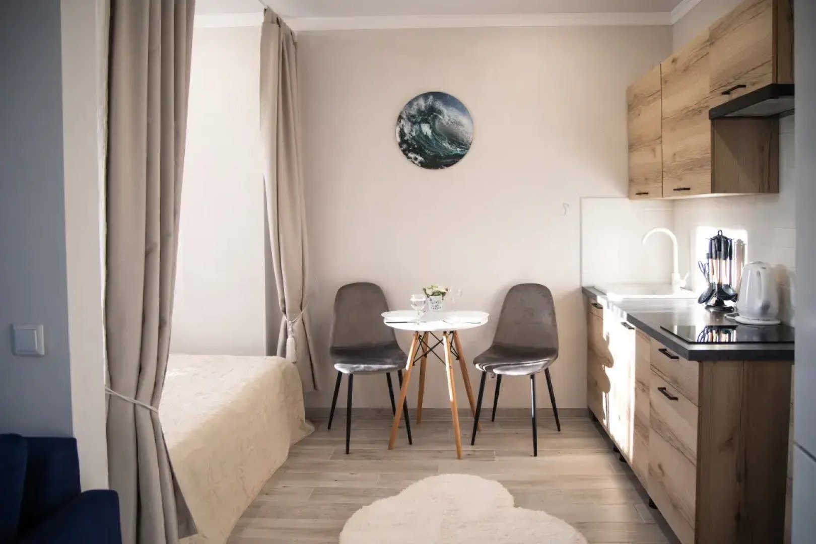 Апартаменты  LovelyHome39 на берегу моря в Пионерском студия 1