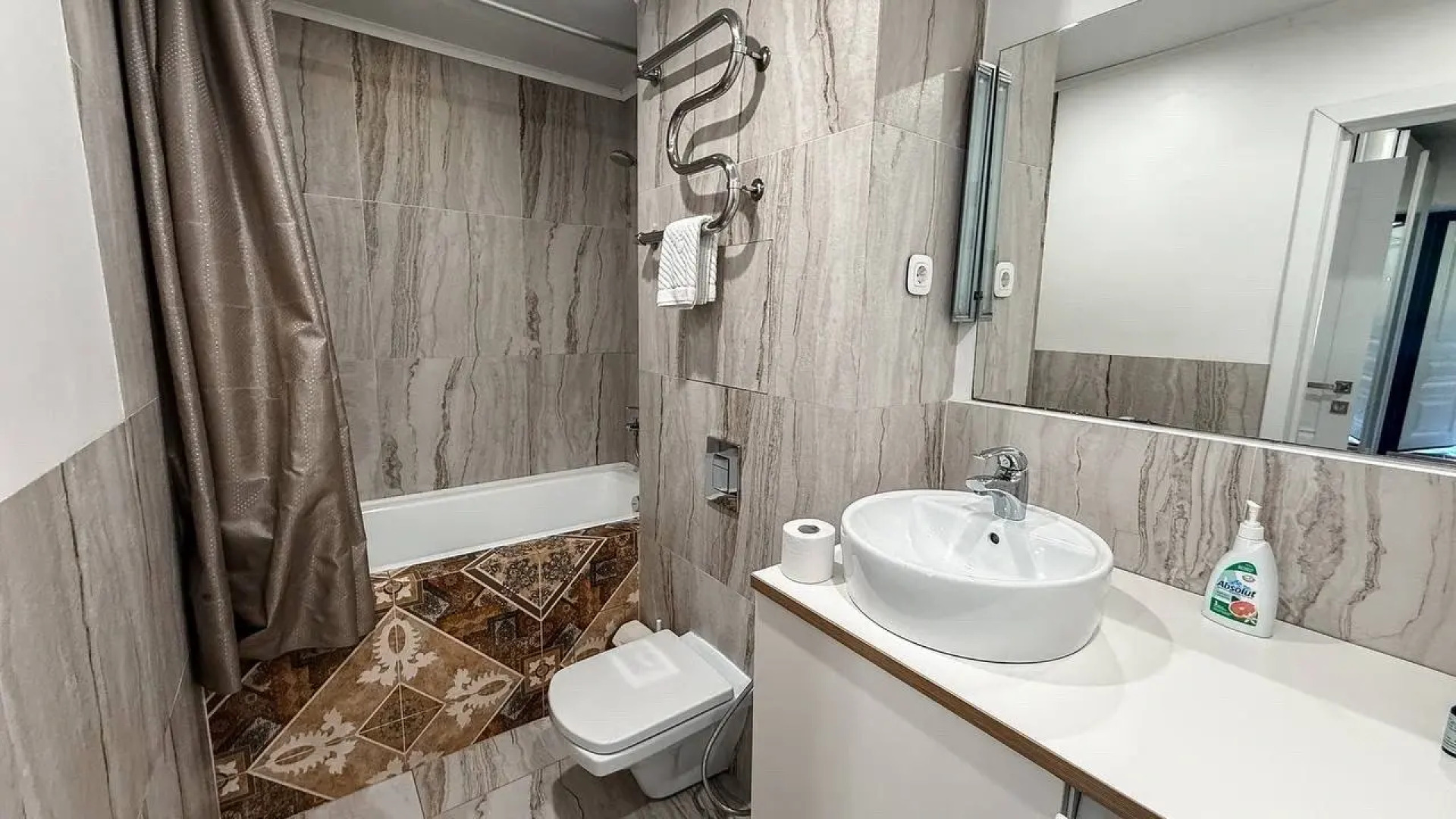 Апартаменты Эко Дом в Жк Катерина Альпик с видом на горы и террасой