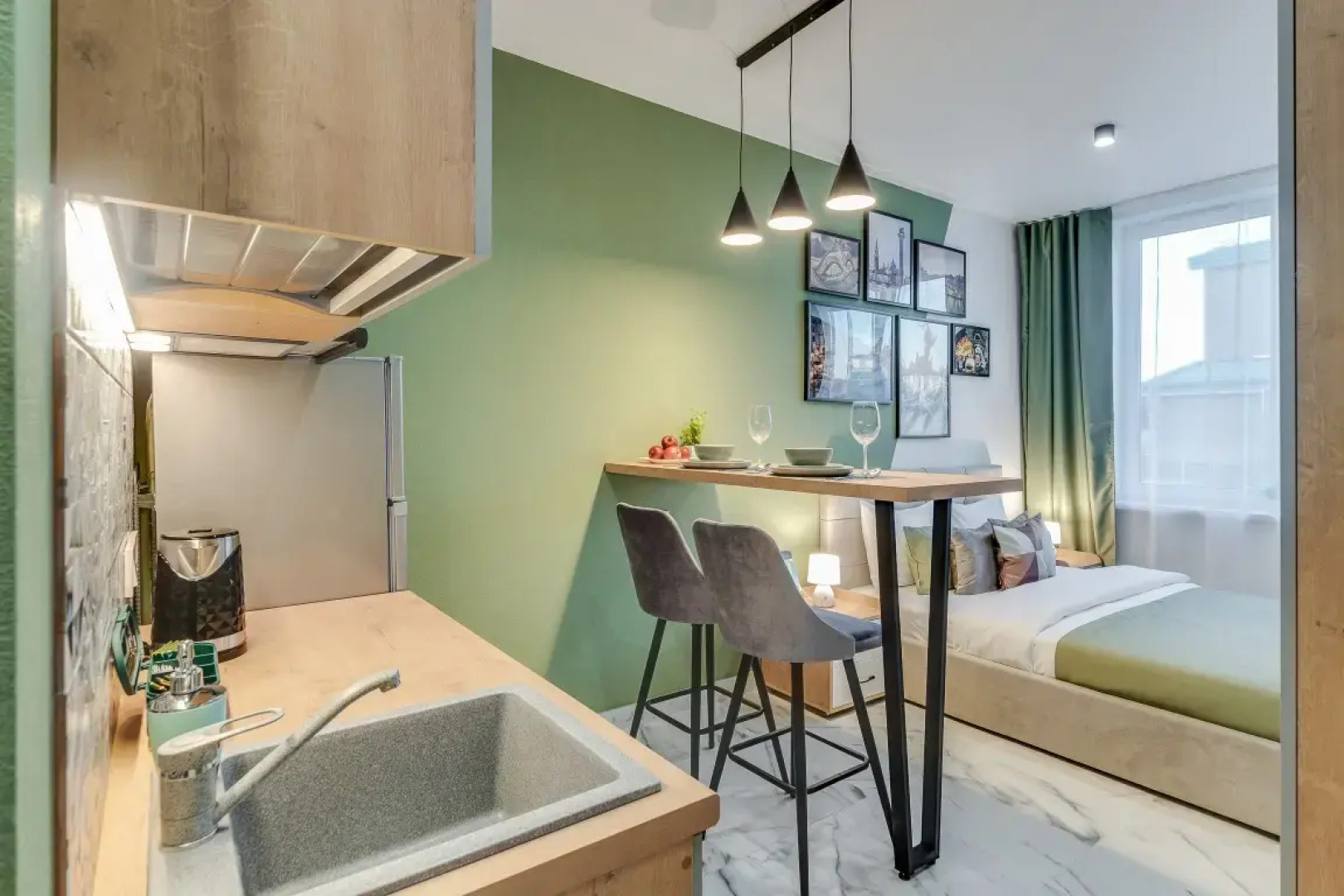 Апартаменты Студия Арт-Апарты у Экспофорума 4