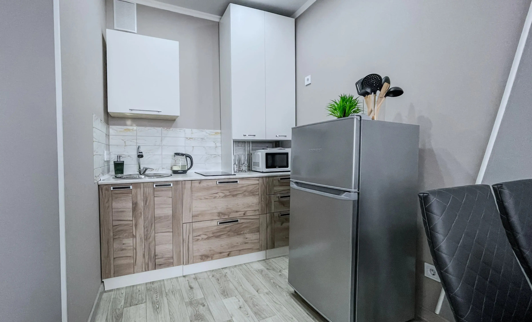 Квартира евро Green FOX с новым ремонтом в ЖК Панорама